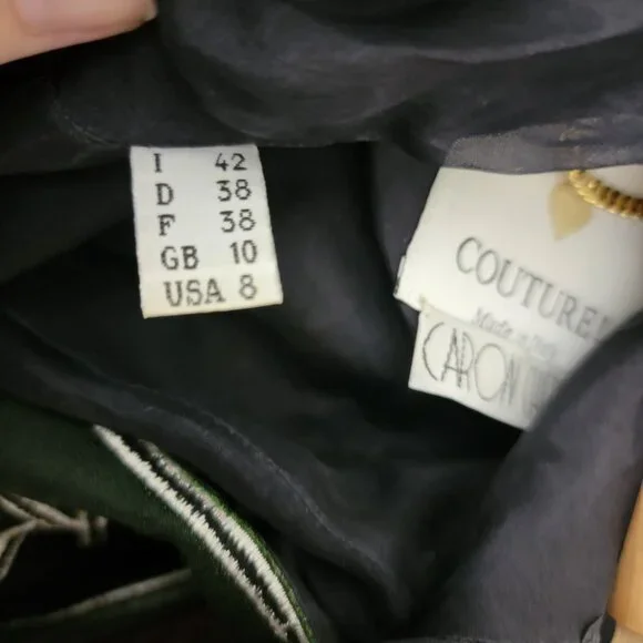 Vintage Moschino Couture Park Avenue Sheer Tulle Anorak Jacket Black 8 - Picture 10 of 10